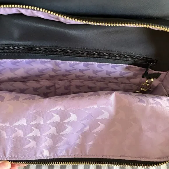 Lo & Sons Rowledge Backpack Lavender Interior Gold Hardware - Picture 6 of 10